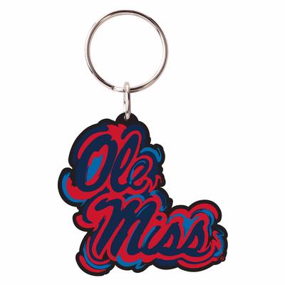 JP OLE MISS RECYCLED WOOD KEYTAG