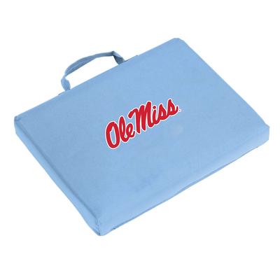 SCRIPT OLE MISS BLEACHER CUSHION LIGHT_BLUE