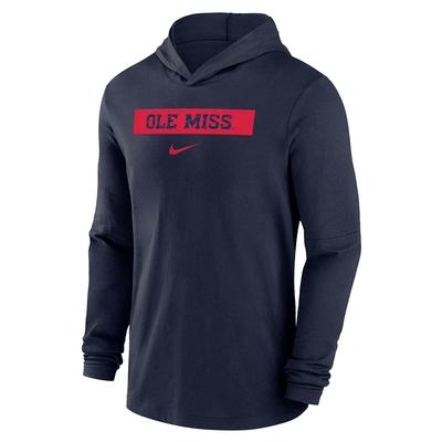 LS BLOCK OLE MISS HODDIE TOP NAVY