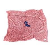 OLE MISS FLECKED DOUBLE PLUSH BLANKET