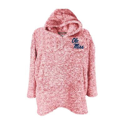 YOUTH FLECKED DOUBLE PLUSH BLANKET HOODIE