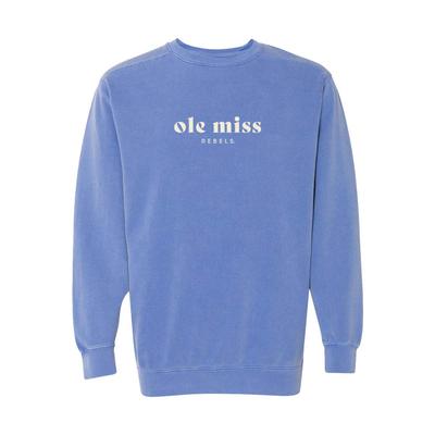 OLE MISS REBELS CREW NECK SWEATSHIRT