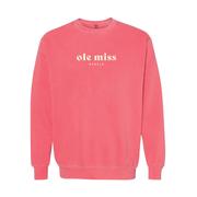 OLE MISS REBELS CREW NECK SWEATSHIRT