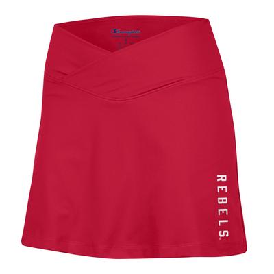 REBELS MINI SKORT SCARLET