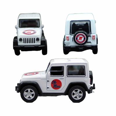 OLE MISS TOY ATV TRUCK PULL BACK WHITE