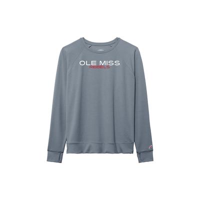 LS OLE MISS REBELS ALL DAY WOMENS HOODED TEE RIVIERA