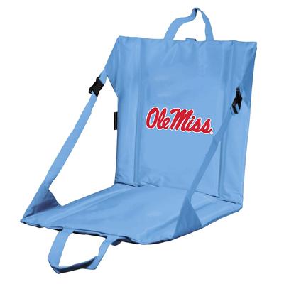 SCRIPT OLE MISS POWDER BLUE STADIUM SEAT