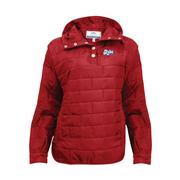 REBS QUILTED PUFF QTR SNAP HOODED JACKET