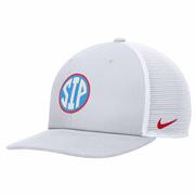 CIRCLE SIP PRO FLAT BILL MESCH SNAPBACK CAP