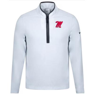 SCRIPT M DRI-FIT VICTORY QUARTER ZIP