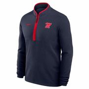 SCRIPT M DRI-FIT VICTORY QUARTER ZIP