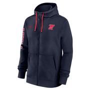 SCRIPT M REBELS FULL ZIP TEAM ISSUE CLUB HOODY