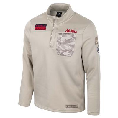 OLE MISS OHT MOJAVE 1/4 SNAP FLEECE