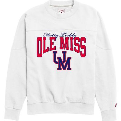 HOTTY TODDY OLE MISS UM THROWBACK FLEECE CREW