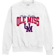 HOTTY TODDY OLE MISS UM THROWBACK FLEECE CREW