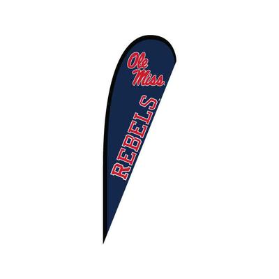 OLE MISS REBELS 1 METER TEAR DROP FLAG