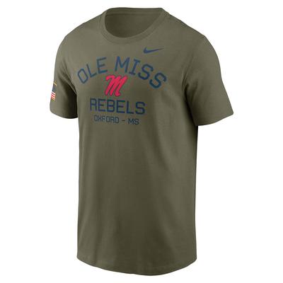 SS OLE MISS SCRIPT M REBELS COTTON TEE