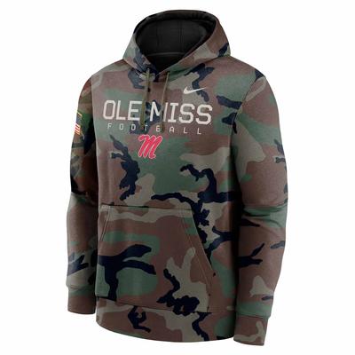 OLE MISS FOOTBALL SCRIPT M CLUB PO HOODY