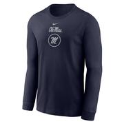 LS OLE MISS SCRIPT M DRIFIT TEE