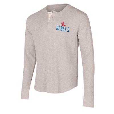 LS OLE MISS THERMAL KNIT TOP