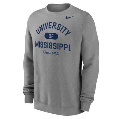 UNIVERSITY OF MISSISSIPPI CLUB FLEECE CREW