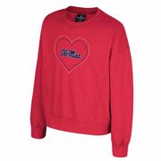 OLE MISS GIRLS FOR SERIOUS DOLMAN FLEECE