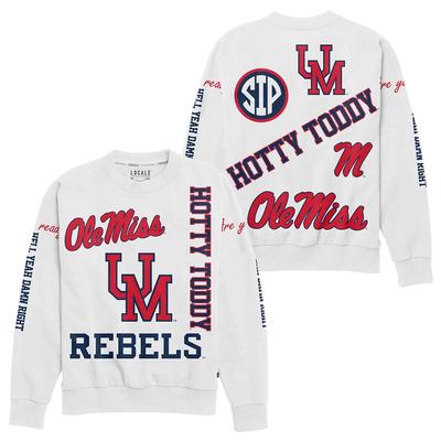 EVERY OLE MISS LOGO CREW NECK