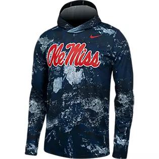 LS OLE MISS REALTREE GALAXY LEGEND HOODED TEE