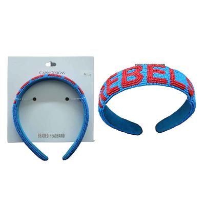 REBELS BEADED HEADBAND