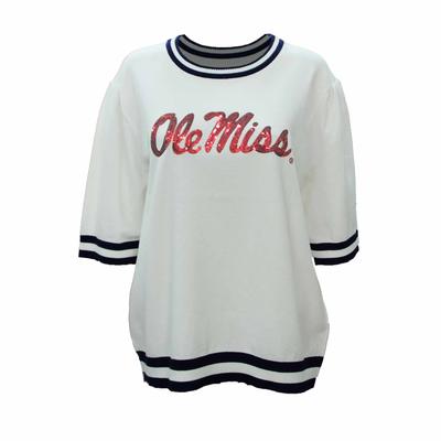 OLE MISS SEQUIN VARSITY SHORT 