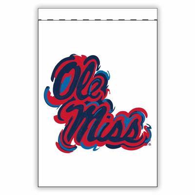 12X18 JP OLE MISS GARDEN FLAG WITH POLE SLEEVE