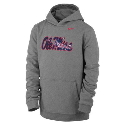 YOUTH SCRIPT OLE MISS 2024 REALTREE GALAXY HOODY