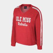 LS GIRLS OLE MISS REBELS TREASURE VNK FLEECE