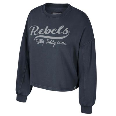 SCRIPT REBELS HOTTY TODDY TAHA  FLEECE CREW