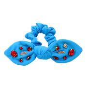 OLE MISS LOGO BOW SCRUNCHIE