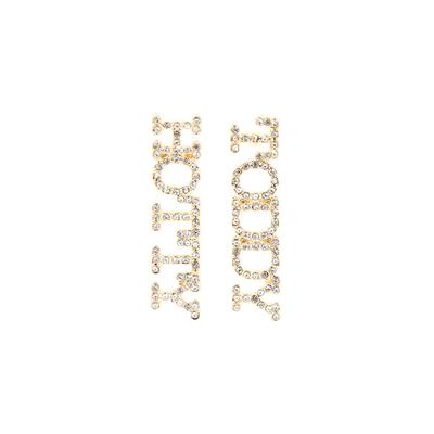 HOTTY TODDY PAVE RHINESTONE STUD EARRINGS