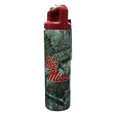 22OZ STACKED OLE MISS CAMO WATER BOTTLE