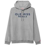 OLE MISS REBELS CORD HOODIE: COASTAL_GREY