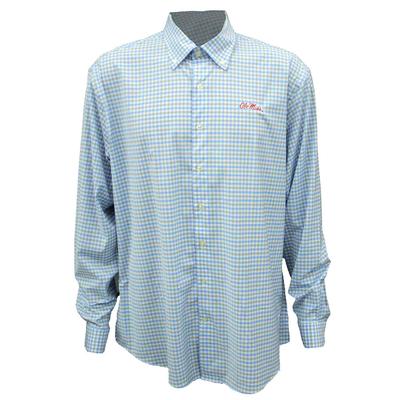 OLE MISS SUMMERVILLE PERFORMANCE WOVEN SHIRT