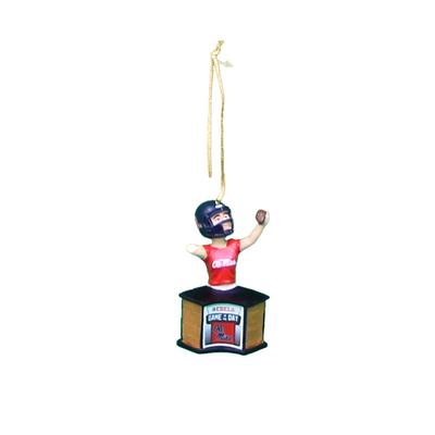 4IN OLE MISS FOOTBALL PLAYER GAME OF THE DAY ORNAMENT