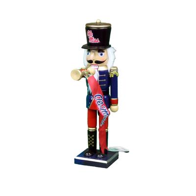 14` OLE MISS BUGLER NUTCRACKER