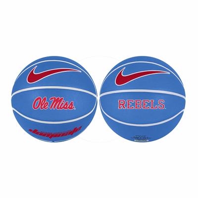 OLE MISS REBELS FULL SIZE RUBBER BASKETBALL