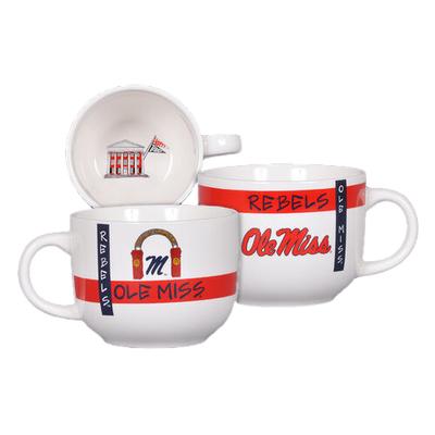 OLE MISS REBEL SOUP MUG