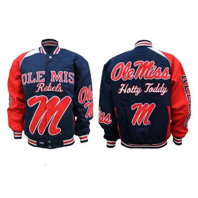 OLE MISS REBELS SPIRIT TWILL JACKET