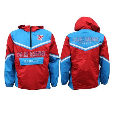 SCRIPT M OLE MISS ACTION QTR ZIP JACKET