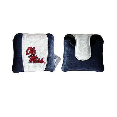 STACKED OLE MISS ELITE VINTAGE MALLET PUTTER COVER