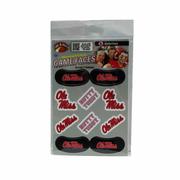 OLE MISS HOTTY TODDY PEEL AND STICK TATTOO SHEET