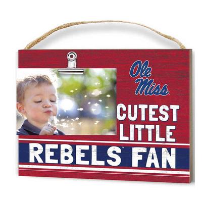 OLE MISS CUTTIES LITTLE REBEL FAN CLIP PHOTO FRAME