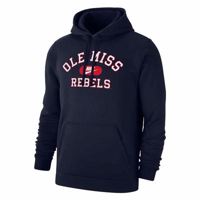 OLE MISS REBELS CLUB FLEECE PO HOODY