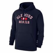 OLE MISS REBELS CLUB FLEECE PO HOODY